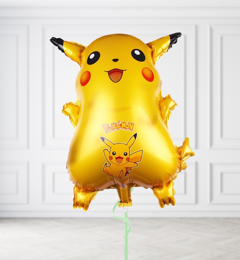 Pokemon Pikachu Balloons, Build a Helium Filled Bunch: No Extras, Build a Bouquet: No Extras