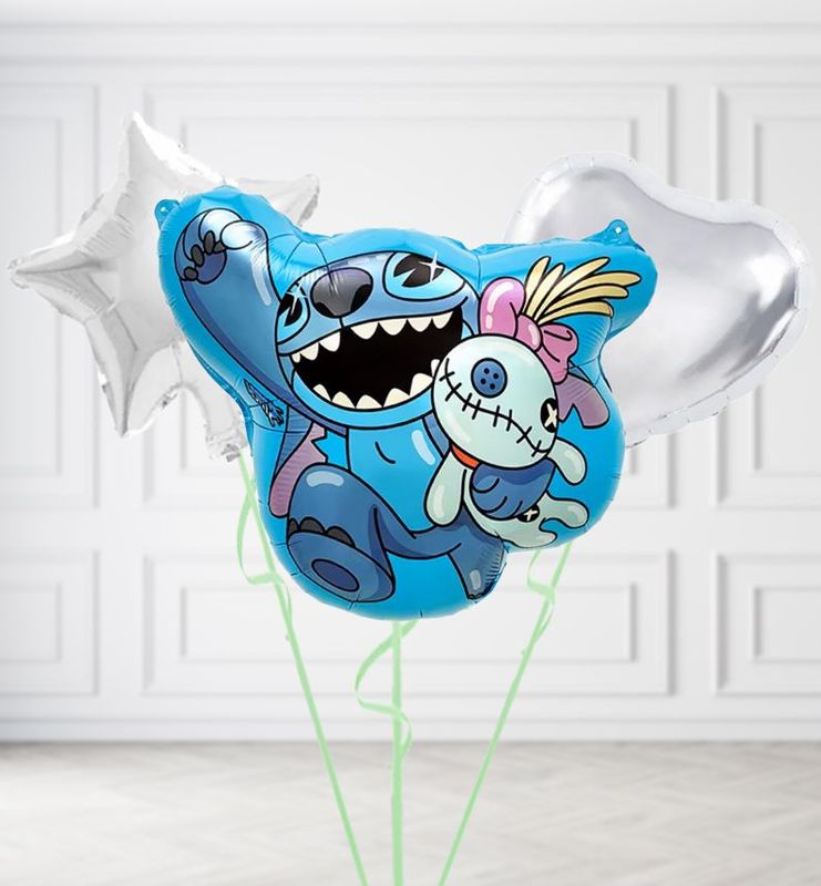 Stitch Alien and Scrump Balloons