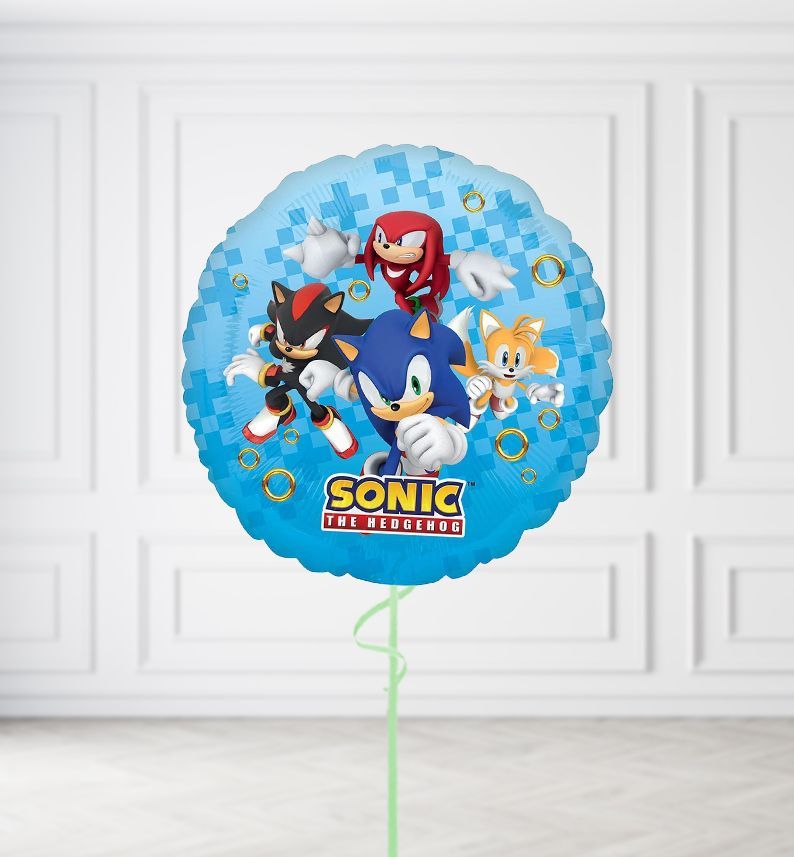 Sonic and Friends Balloon, Build a Helium Filled Bunch: No Extras, Build a Bouquet: No Extras