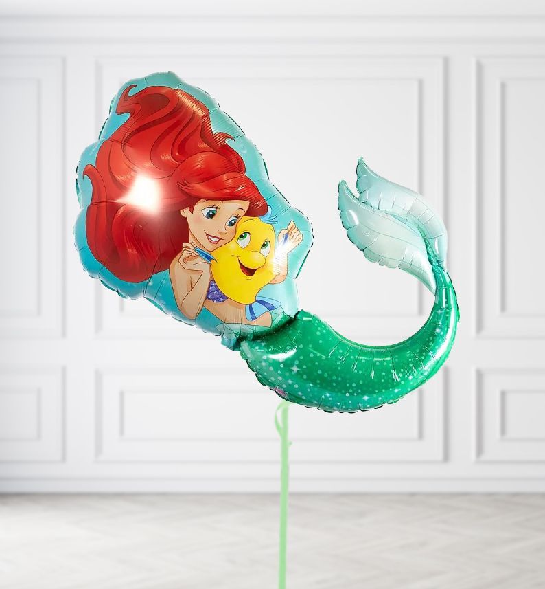 Ariel and Flounder Balloons, Build a Helium Filled Bunch: No Extras, Build a Bouquet: No Extras