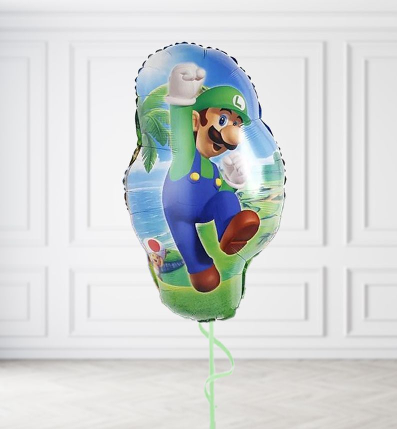 Jumping Luigi Balloons, Build a Helium Filled Bunch: No Extras, Build a Bouquet: No Extras
