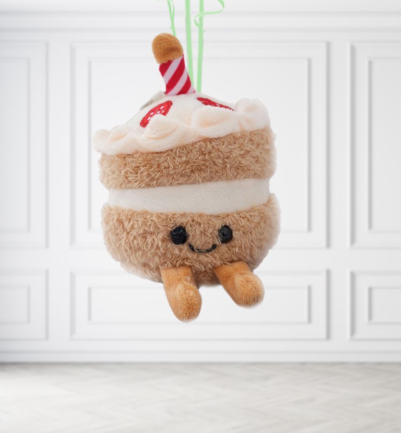 Birthday Cake Plush Balloon Weight