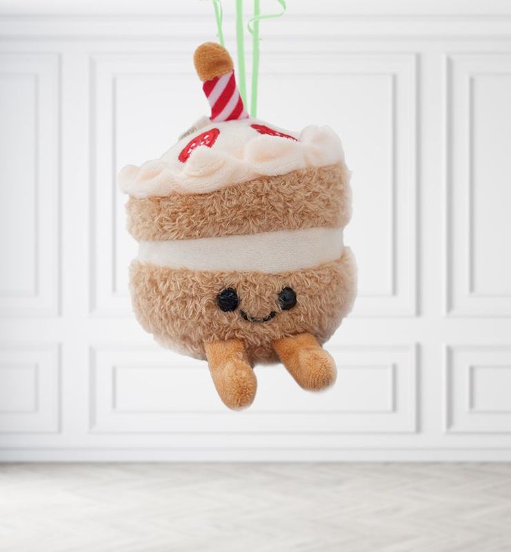 Birthday Cake Plush Balloon Weight