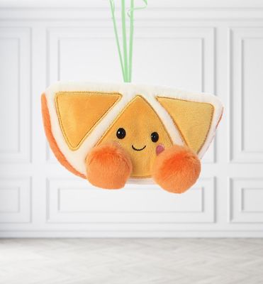 Aurora Tucker Mandarin Slice Palm Pal Balloon Weight Aurora Tucker Mandarin Slice Palm Pal Balloon Weight