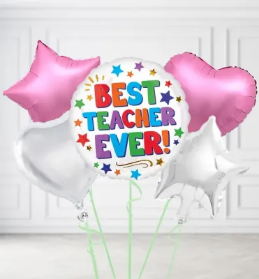Best Teacher Ever Balloons Best Teacher Ever Balloons