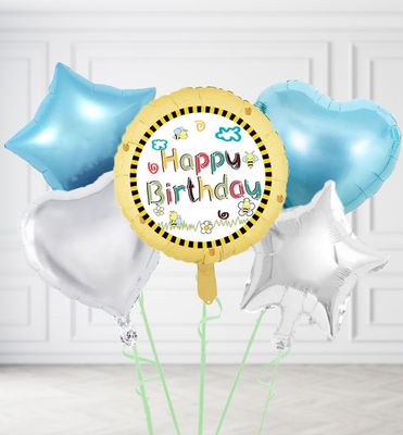 Happy Birthday Bee Balloons