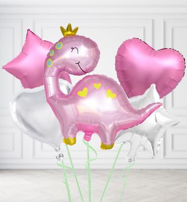 Pink Dinosaur Balloons