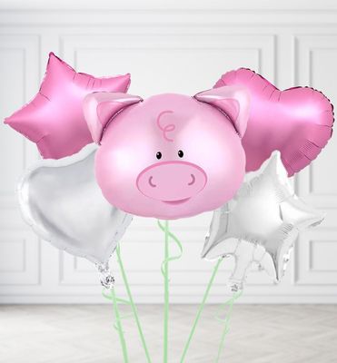 Pig Head Balloons