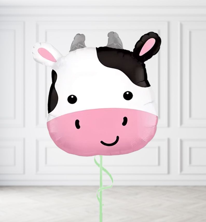 Cow Head Balloons, Build a Helium Filled Bunch: No Extras, Build a Bouquet: No Extras