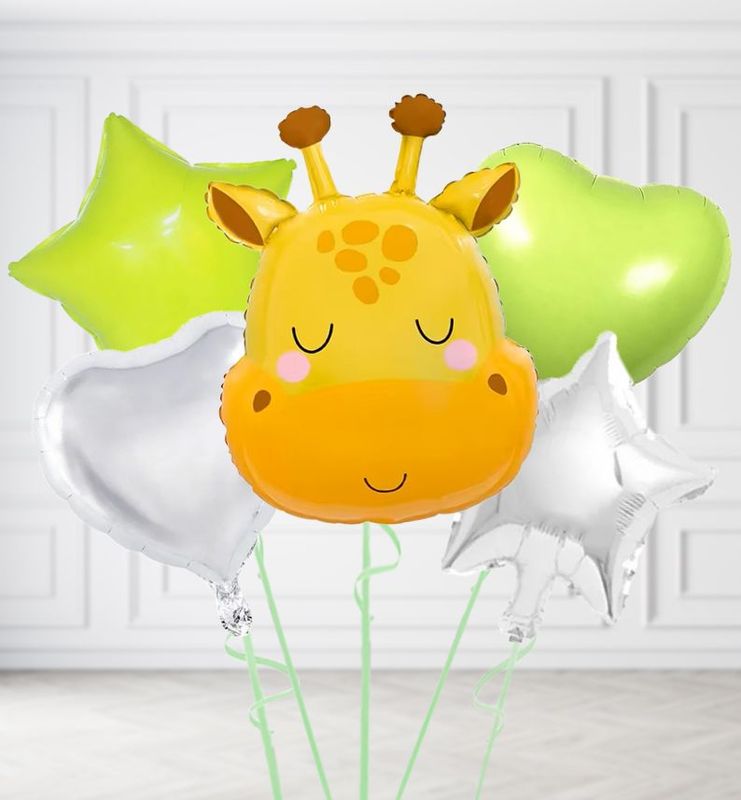Giraffe Head Balloons