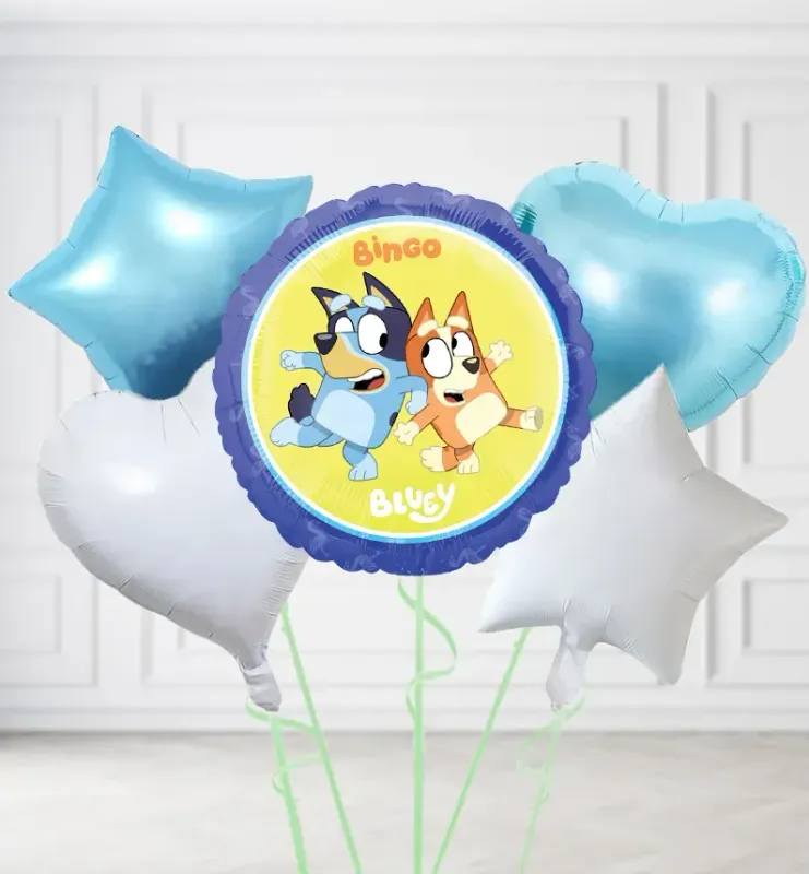 Bluey and Bingo Round Balloons Bluey and Bingo Round Balloons