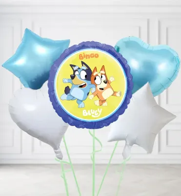 Bluey and Bingo Round Balloons Bluey and Bingo Round Balloons
