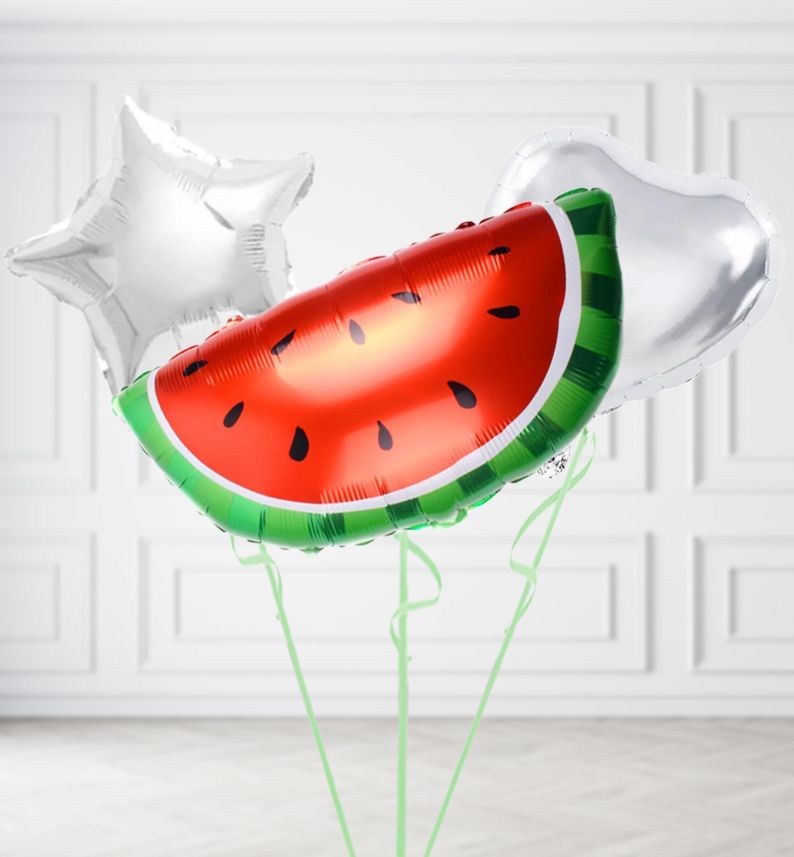 Watermelon Balloons, Build a Helium Filled Bunch: No Extras, Build a Bouquet: No Extras