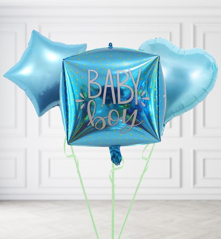 Baby Boy Cube Balloons