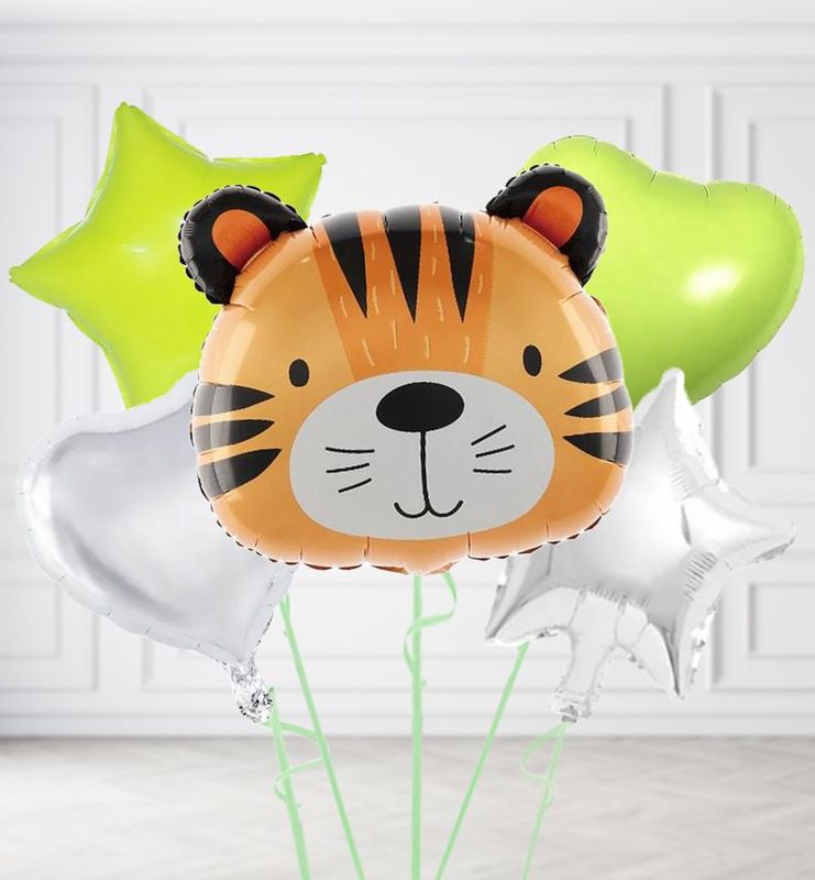 Tiger Head Balloons