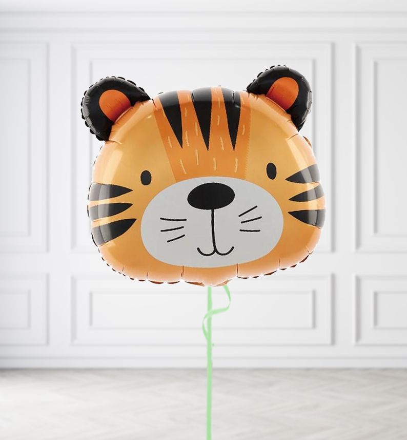 Tiger Head Balloons, Build a Helium Filled Bunch: No Extras, Supersize Bunch: No Extras