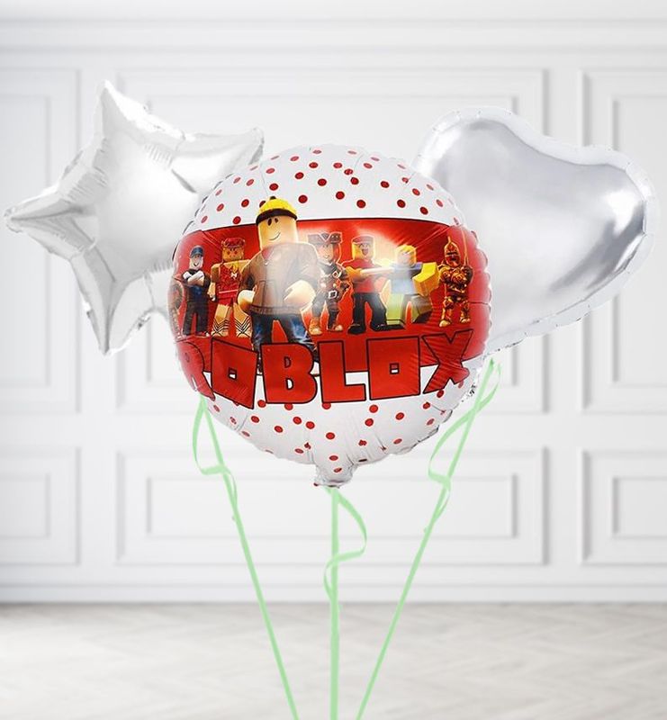 Roblox Red Logo Round Balloons