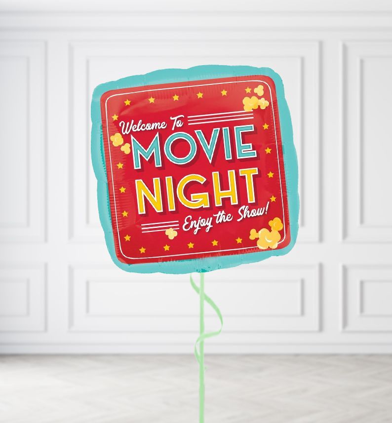 Movie Night Balloons, Build a Helium Filled Bunch: No Extras, Supersize Bunch: No Extras