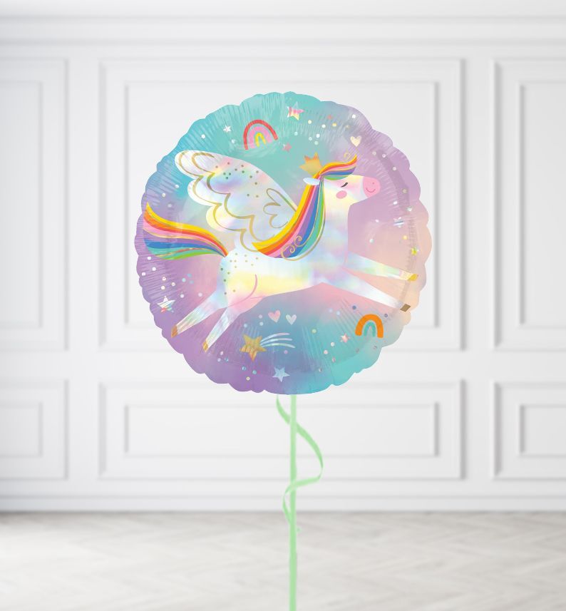 Holographic Pegasus Balloons, Build a Helium Filled Bunch: No Extras, Supersize Bunch: No Extras