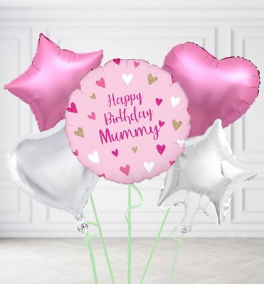 Pink Happy Birthday Mummy Balloons Pink Happy Birthday Mummy Balloons