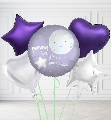 Mummy I love you to the Moon and Back Balloons