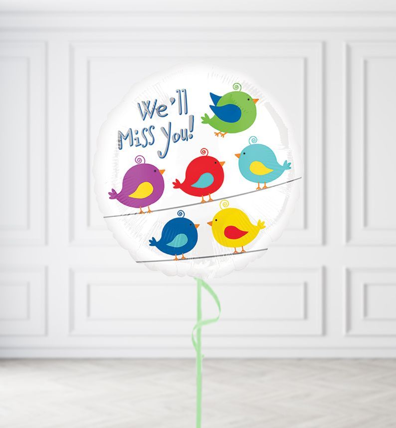 We'll Miss You Balloons, Build a Helium Filled Bunch: No Extras, Build a Bouquet: No Extras
