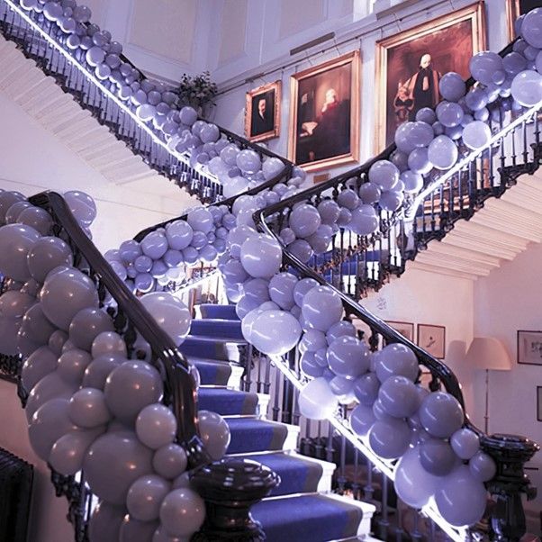 Lilac, Purple and Teal Balloon Arches