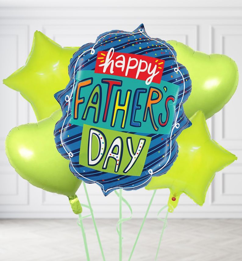 Jumbo Size Fathers Day Confetti Frame Balloons Jumbo Size Fathers Day Confetti Frame Balloons