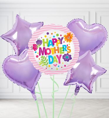 Happy Mothers Day Flowers Balloons Happy Mothers Day Flowers Balloons