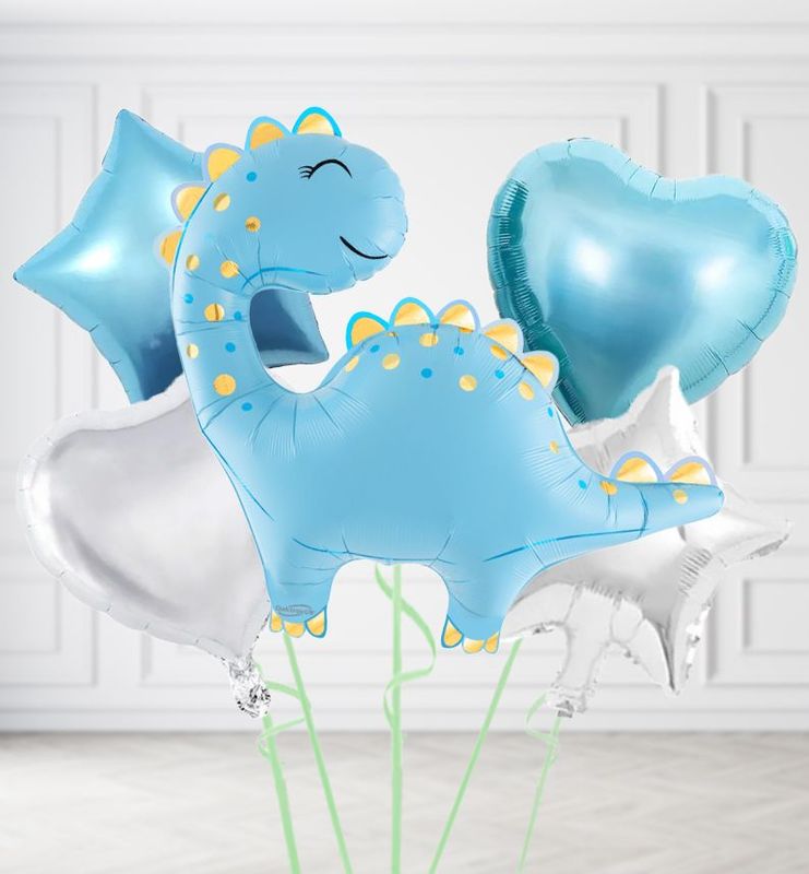 Jumbo Blue Dinosaur Balloons