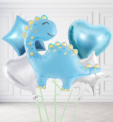 Jumbo Blue Dinosaur Balloons