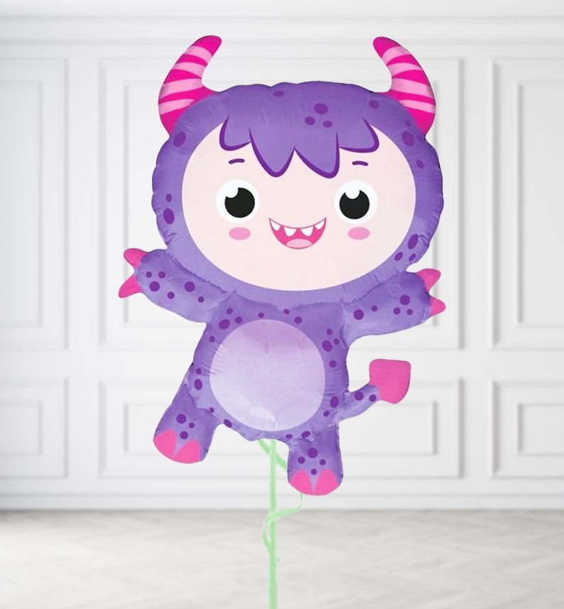 Jumbo Lilac Baby Monster Balloons, Build a Bunch: No Extras