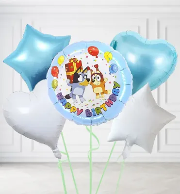 Happy Birthday Bluey Balloons Happy Birthday Bluey Balloons