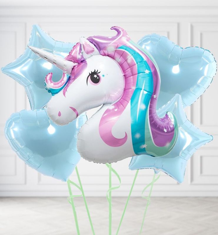 Jumbo Pink Unicorn Head Balloons Jumbo Pink Unicorn Head Balloons