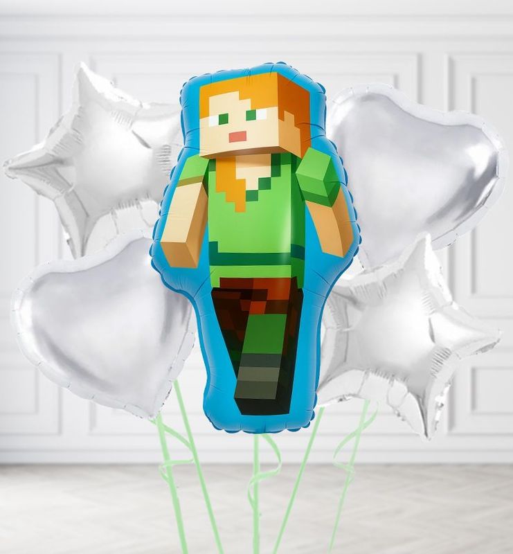 Minecraft Alex Balloons Minecraft Alex Balloons