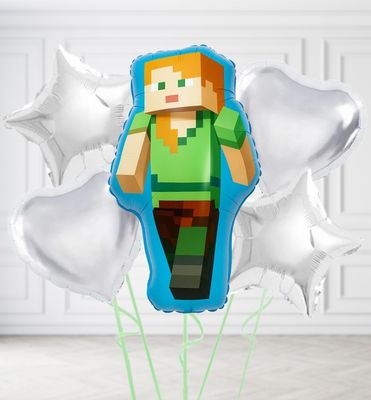 Minecraft Alex Balloons Minecraft Alex Balloons