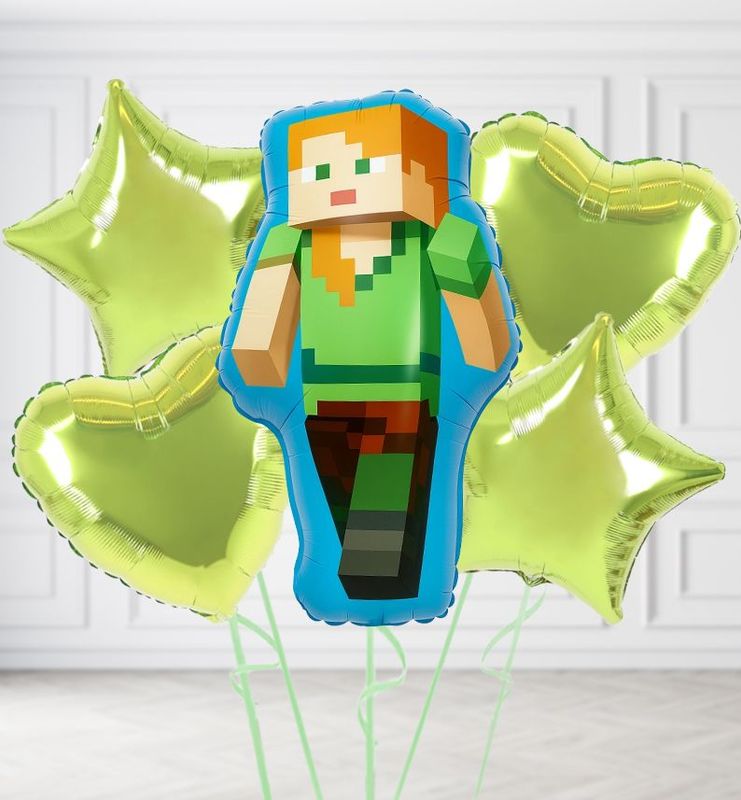 Minecraft Alex Balloons