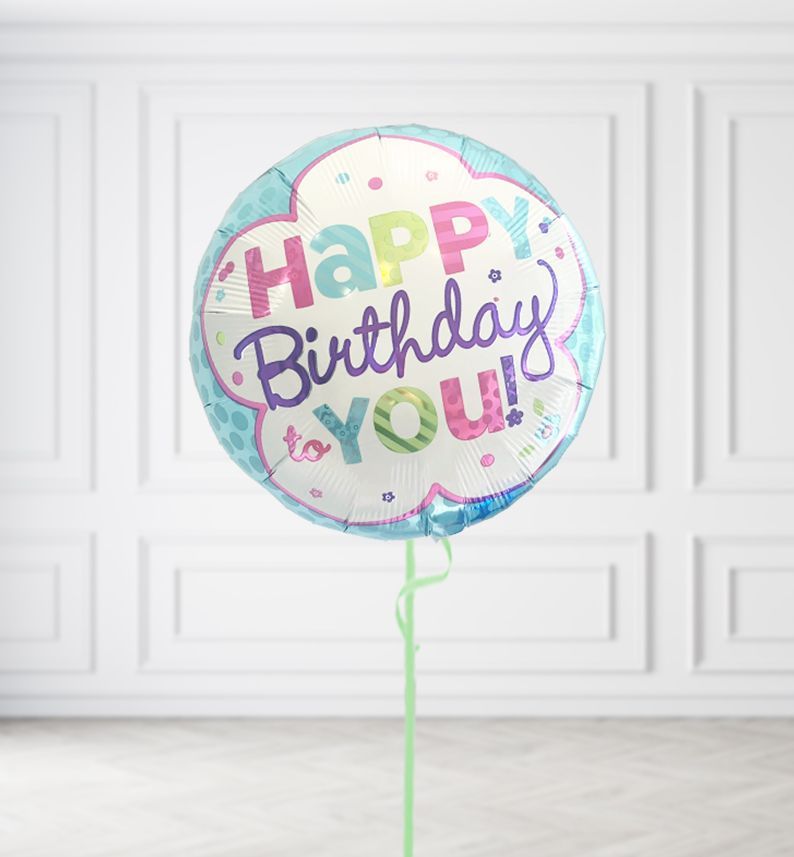 Happy Birthday To You Balloons, Build a Helium Filled Bunch: No Extras, Build a Bouquet: No Extras