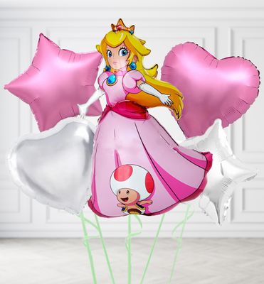Super Mario Princess Peach Balloons