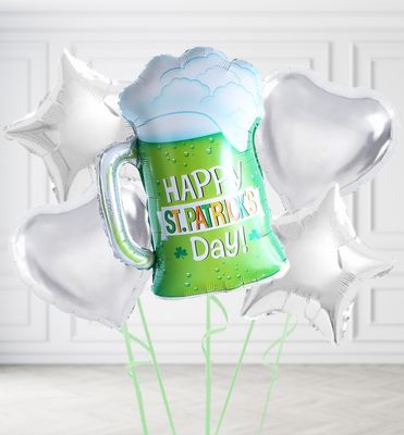 Happy St Patrick's Day Mug Balloons Happy St Patrick's Day Mug Balloons