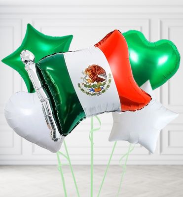 Mexican Flag Balloons Mexican Flag Balloons