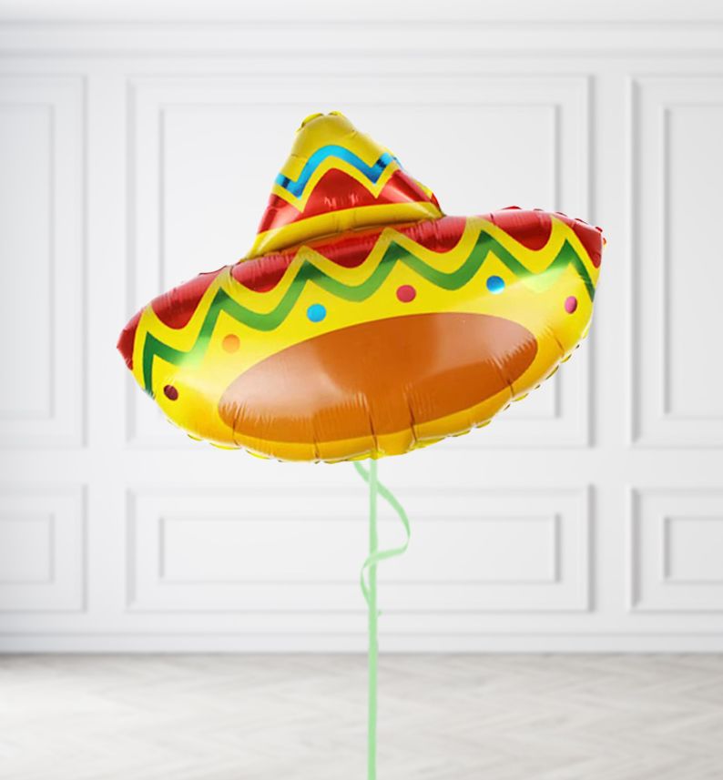 Sombrero Balloons Sombrero Balloons, Build a Helium Filled Bunch: No Extras, Build a Bouquet: No Extras