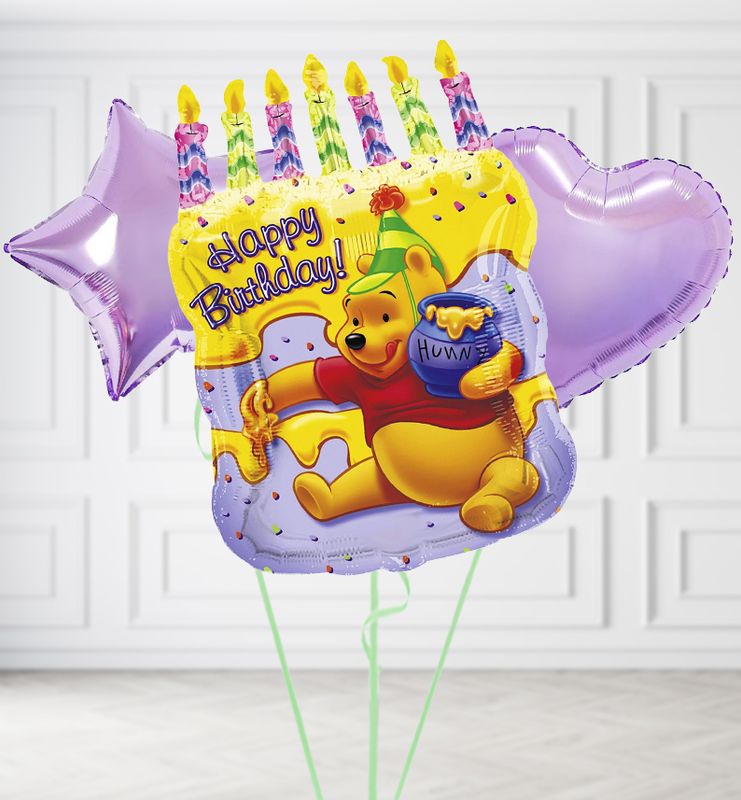 Jumbo Winnie the Pooh Birthday Balloons