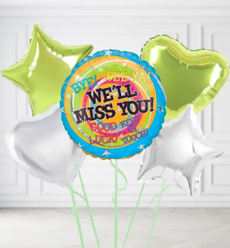We'll Miss You Round Balloon We'll Miss You Round Balloon
