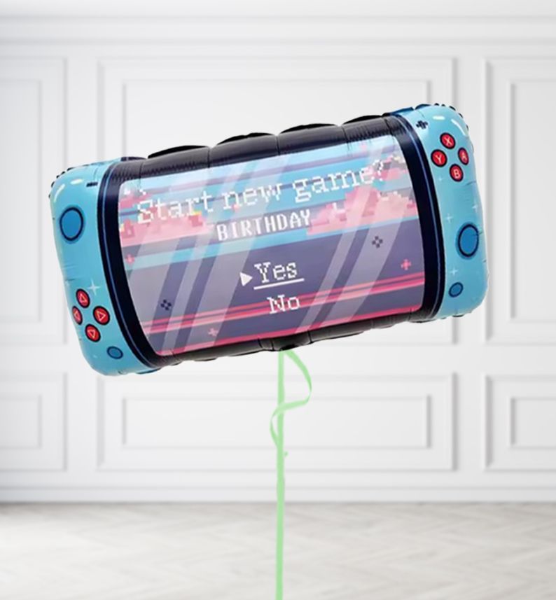 Retro Game Console Balloons, Build a Helium Filled Bunch: No Extras, Build a Bouquet: No Extras