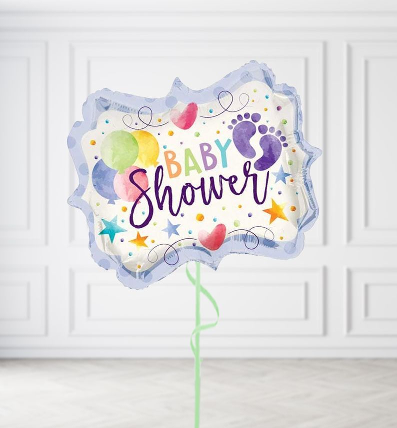 Baby Shower Balloons, Build a Helium Filled Bunch: No Extras, Build a Bouquet: No Extras