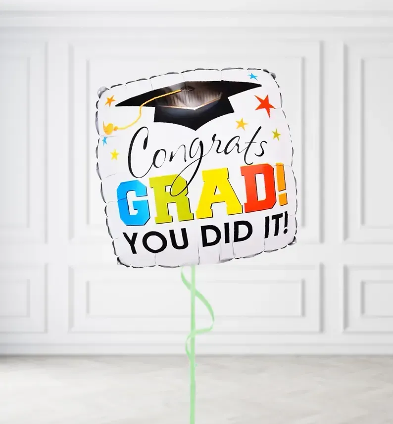 Congrats Grad You Did It Balloons Congrats Grad You Did It Balloons, Build a Helium Filled Bunch: No Extras, Build a Bouquet: No Extras