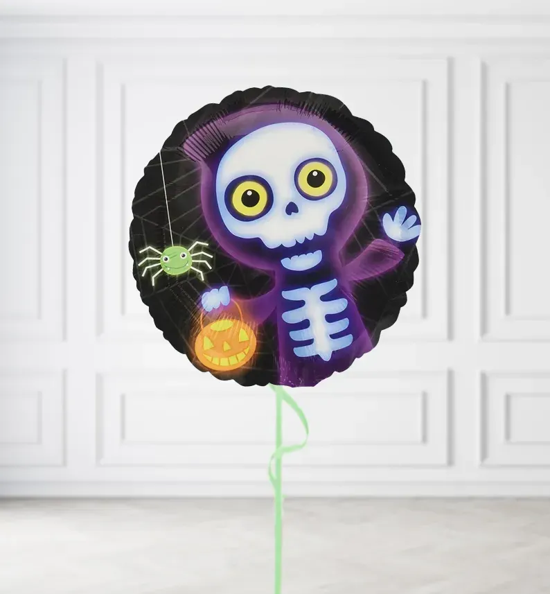Holographic Skeleton Balloons Holographic Skeleton Balloons, Build a Helium Filled Bunch: No Extras, Build a Bouquet: No Extras