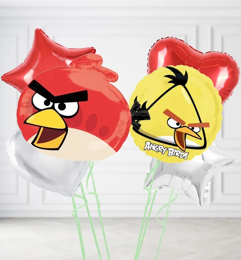 Red Angry Birds Supershape Balloons