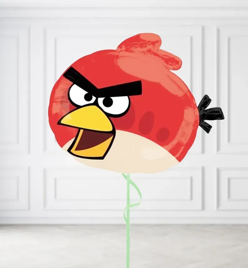Red Angry Birds Supershape Balloons, Build a Helium Filled Bunch: No Extras, Build a Bouquet: No Extras